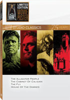 Classic Quad Set 16: The Alligator People / The Cabinet Of Caligari / The Fly / House Of The Damned