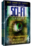 Roger Corman Sci-Fi Classics: Embossed Tin: Attack Of The Crab Monsters / War Of The Satellites / Not Of This Earth