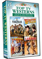 Top TV Westerns: Wagon Train / Laramie / The Virginian / Laredo