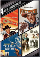 4 Film Favorites: Randolph Scott Westerns Collection: Colt .45 / Fort Worth / Tall Man Riding / Ride The High Country