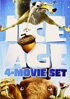 Ice Age 4 Movie Set: Ice Age / Ice Age: The Meltdown / Ice Age: Dawn Of The Dinosaurs / Ice Age: Continental Drift