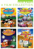 Animated 4 Film Collection: Little Cars 1-4: In The Great Race / In Rodopolis Adventures / Fast And Curious / New Genie Adventures