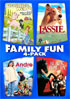 Family Fun 4-Pack Collection: Andre / Black Beauty / Charlotte's Web 2: Wilbur's Great Adventure / Lassie