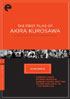 First Four Films Of Akira Kurosawa: Eclipse Series Volume 23