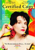 Certified Copy (PAL-UK)